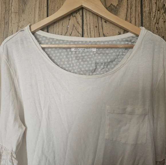 WE THE FREE Jade Balloon Patchwork Long Sleeve Pocket Tee - XS - Picture 5 of 9